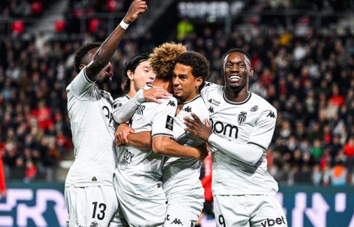 Rennes-Monaco (1-2): new leader of Ligue 1, ASM puts pressure on Paris