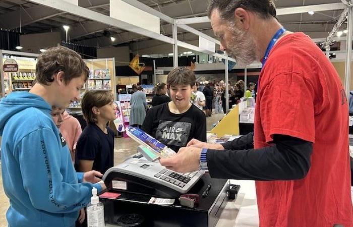 Young people eager to read at the Acadian Peninsula Book Fair