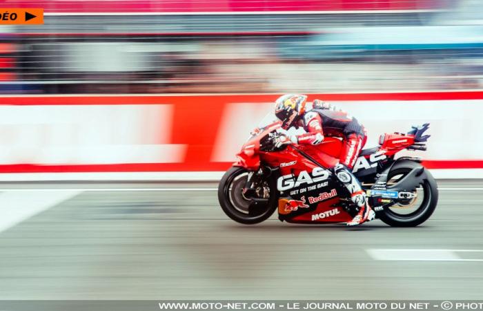 First pole of Pedro Acosta on his GasGas Tech3, in Motegi