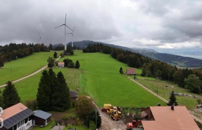 After a first year of installation, the wind turbines of Sainte-Croix are still divisive – rts.ch