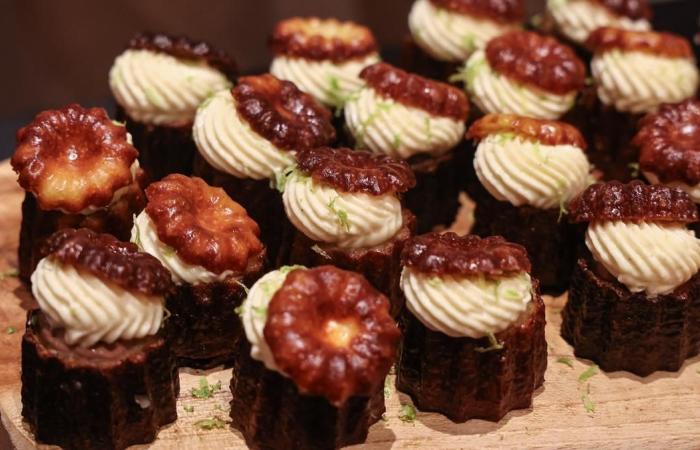 Cream’lé, the Bordeaux canelé dessert version by Cyril San Nicolas, published by “Sud Ouest”