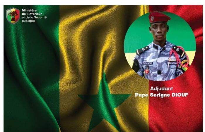 The Senegalese National Police loses Warrant Officer Pape Serigne Diouf