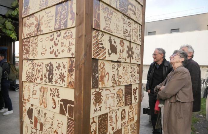 “It’s symbolic”, the Scratch Shack inaugurates its new totem at Place André Meunier