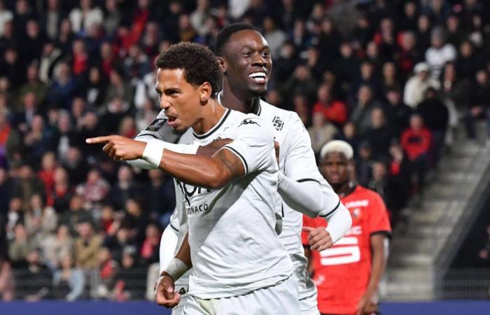 Winner in Rennes (2-1), Monaco temporarily takes the lead in Ligue 1