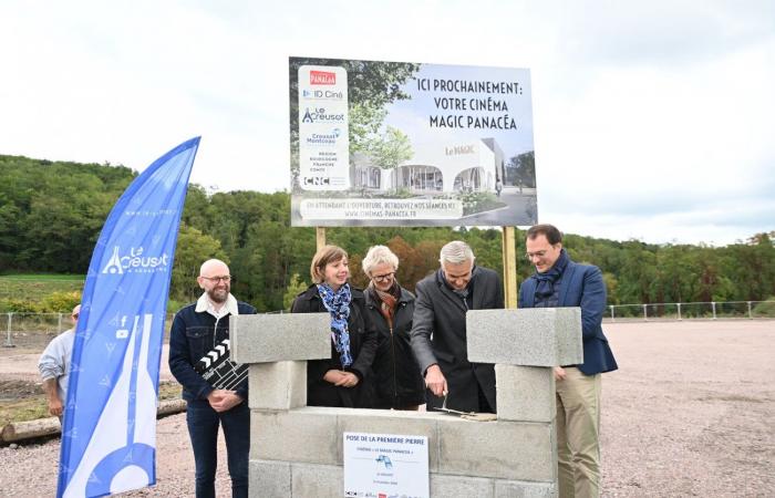 LE CREUSOT: The first stone of the Le Magic complex has been laid… and it’s not cinema