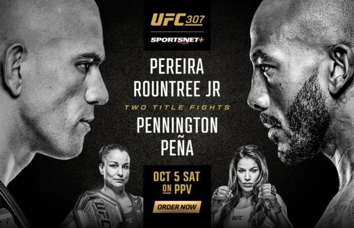 UFC 307: Pereira vs. Rountree Jr. live results