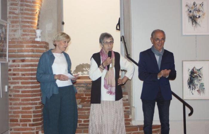 Montauban. Opening of the exhibition of the Les Chevalets association