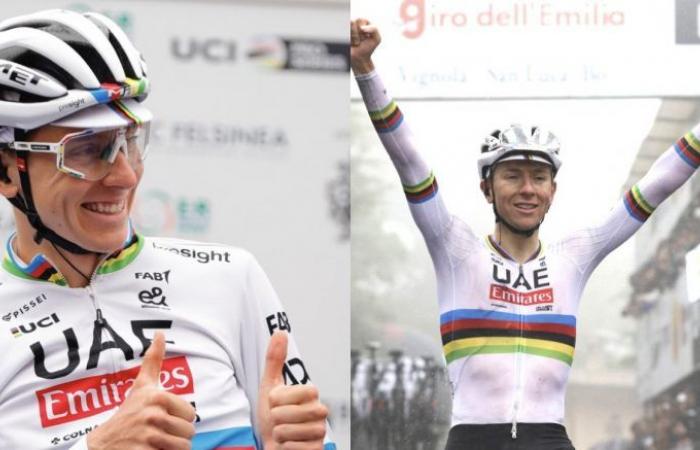 Cycling. Tour d’Émilie – Tadej Pogacar: “Mission accomplished in a rainbow…”