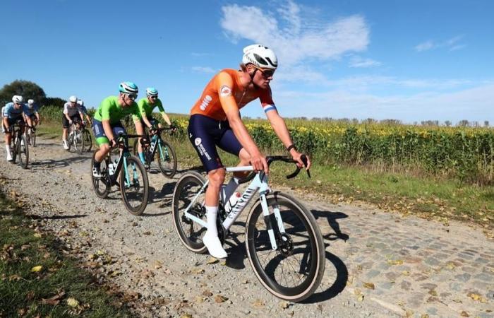 the ranking of the gravel world championship won by Mathieu van der Poel