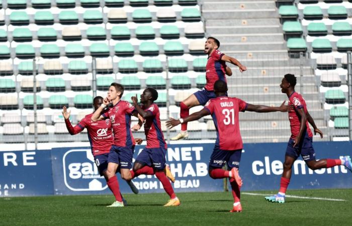 Ligue 2 (J8) – Clermont power four against Guingamp, Ajaccio holds a draw at 9 against 11, Lorient takes the big hit in Caen!