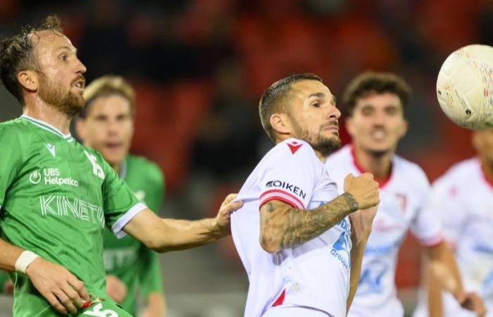 FC Sion missed a win against Yverdon at 1-1 in the tourbillon