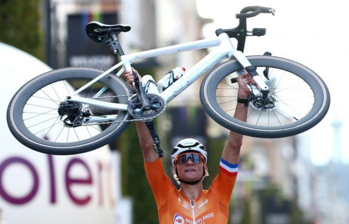 Mathieu van der Poel crowned gravel world champion