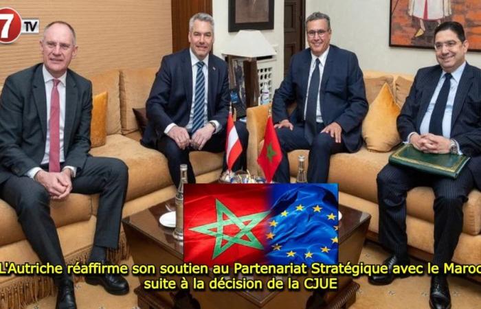 Austria reaffirms its support for the Strategic Partnership with Morocco following the CJEU decision – Le7tv.ma