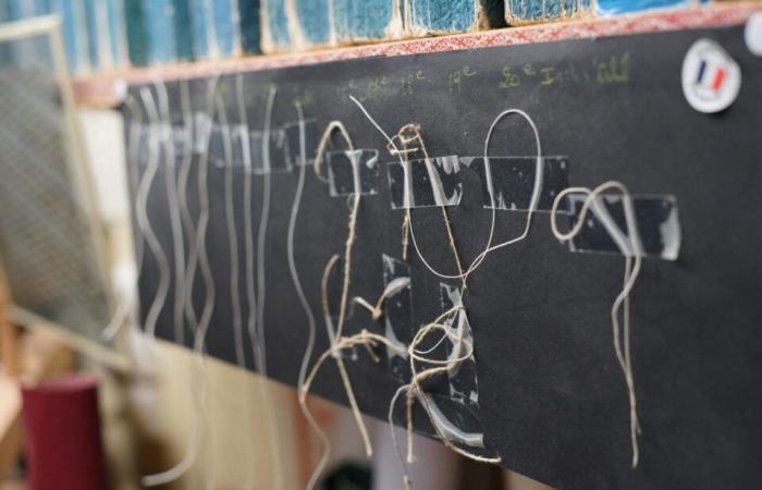 From her workshop in Trôo, she is among the last book restorers