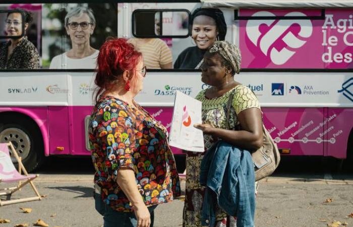 In Béthune, a bus to raise awareness among women about cardiac distress