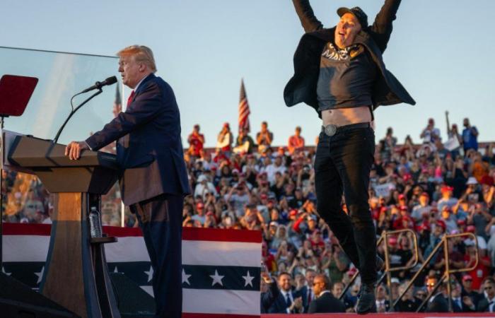 Back in Butler, Trump appears as combative as ever, helped by a surprise guest