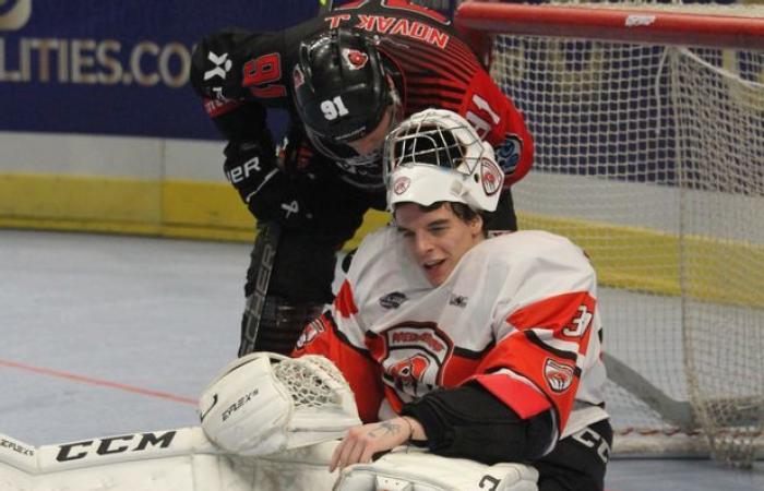 The Prédateurs de Vierzon fall from the start during the first day of the Elite roller hockey championship