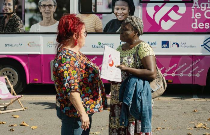 In Béthune, a bus to raise awareness among women about cardiac distress