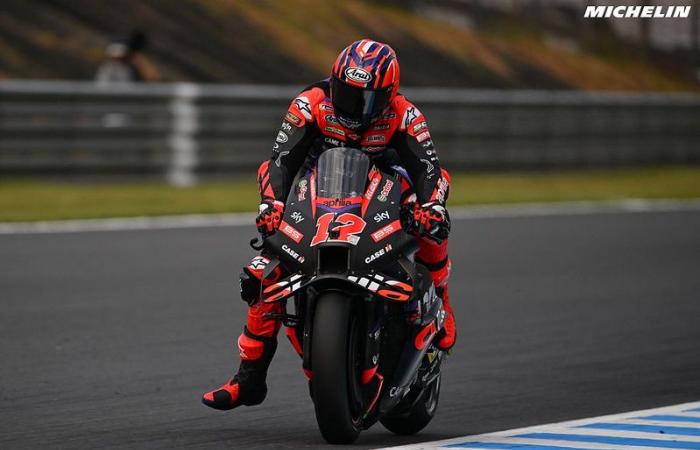 MotoGP Japan J2, Maverick Vinales (Aprilia Q3/S9): “The Ducati is impregnable in a straight line”