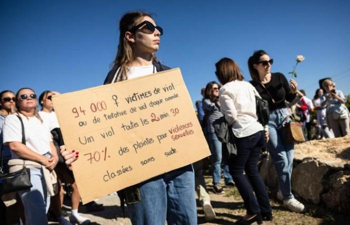 In Mazan, victims of violence march in support of Gisèle Pélicot (photos and videos)