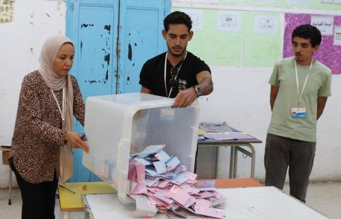 In Tunisia, outgoing President Kais Saied declared winner of an election with very low turnout