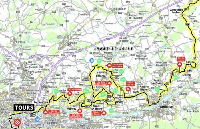 Tours 2024: Detailed route