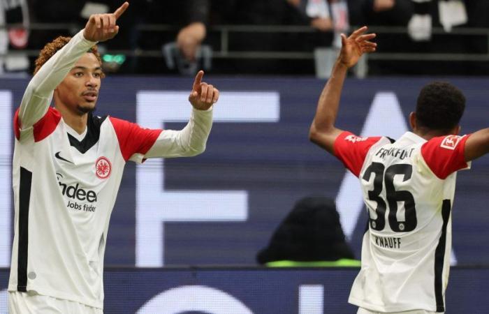 Bundesliga: Ekitike, Upamecano and Olise scorers, Bayern Munich caught on the wire in Frankfurt (3-3)