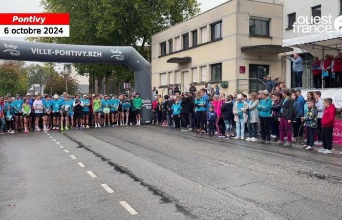 VIDEO. Against cancer, more than 1,400 runners and walkers departing from La Pontivyenne