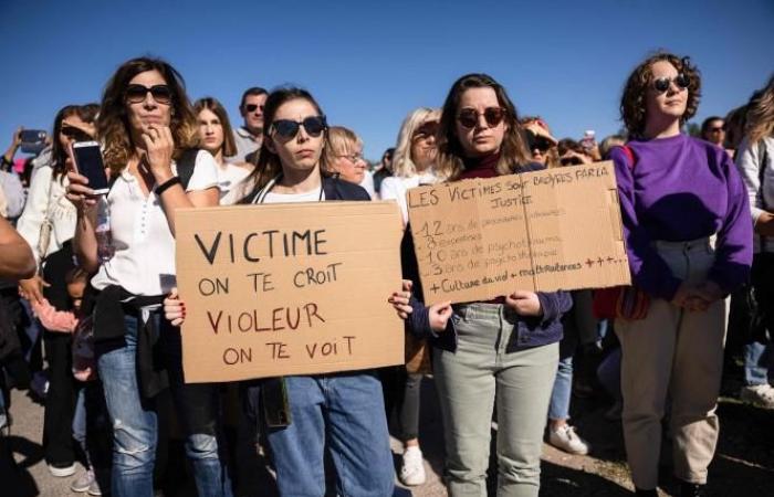 In Mazan, victims of violence march in support of Gisèle Pélicot (photos and videos)