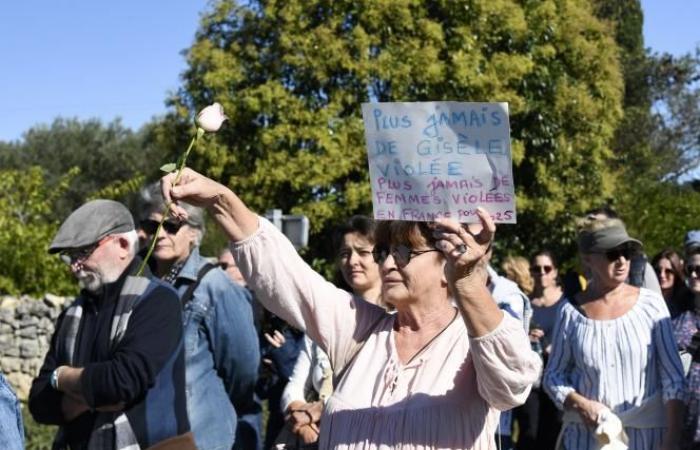 In Mazan, victims of violence march in support of Gisèle Pélicot (photos and videos)