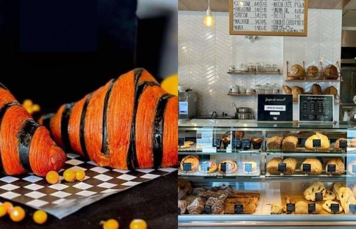 This bakery is offering an exclusive Halloween croissant for a limited time