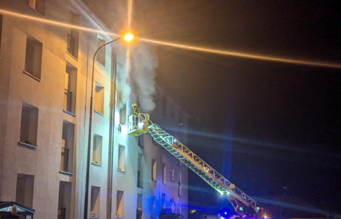 Two people die in a fire in Orme