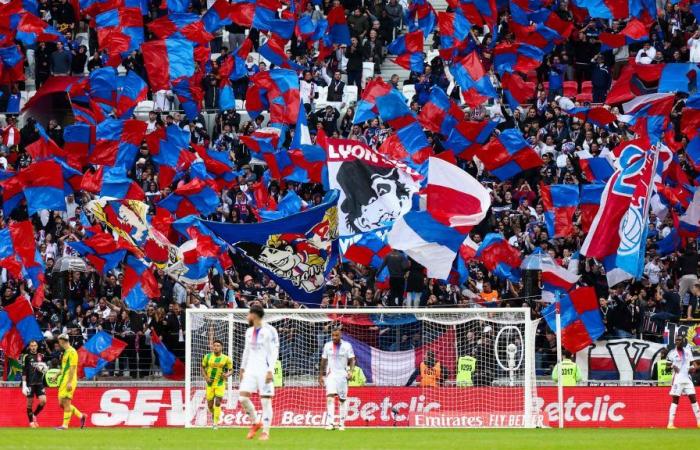 violence between Lyon supporters after the victory against the Canaries