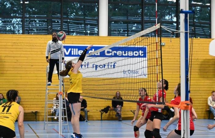 VOLLEY BALL: A great victory for the women of Le Creusot against Besançon