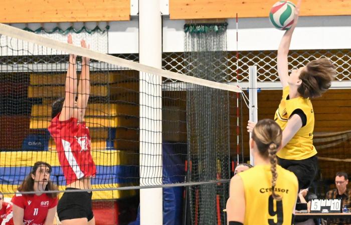 VOLLEY BALL: A great victory for the women of Le Creusot against Besançon