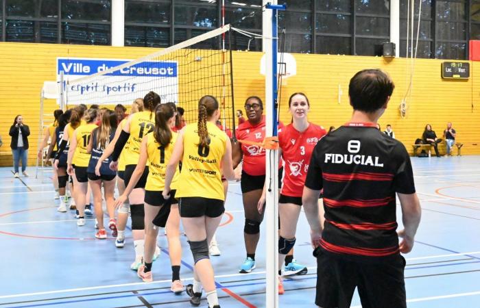 VOLLEY BALL: A great victory for the women of Le Creusot against Besançon