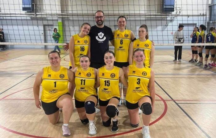 VOLLEY BALL: A great victory for the women of Le Creusot against Besançon