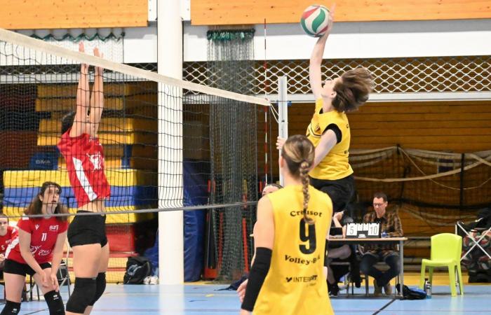 VOLLEY BALL: A great victory for the women of Le Creusot against Besançon