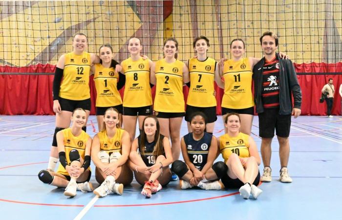 VOLLEY BALL: A great victory for the women of Le Creusot against Besançon