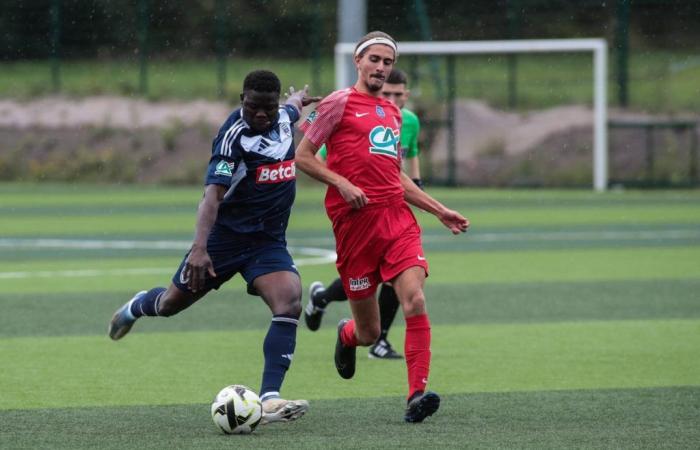 Coupe de France (5th round). The Girondins (N2) against Bassens (R2), an Anglet (N2) poster