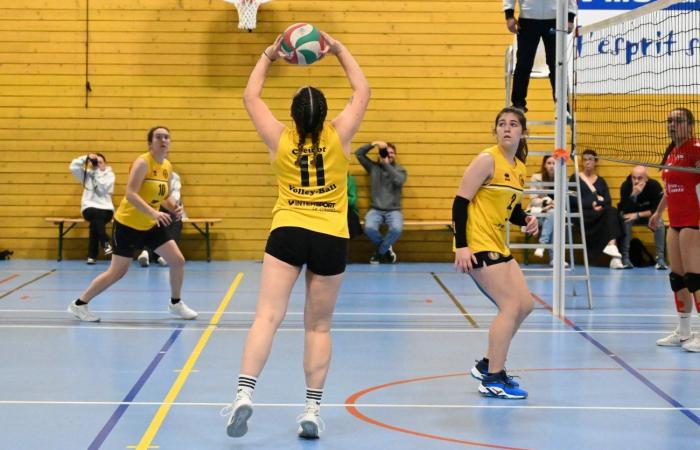 VOLLEY BALL: A great victory for the women of Le Creusot against Besançon