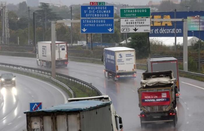 In Alsace, a proposed tax on heavy goods vehicles makes local transporters bristle