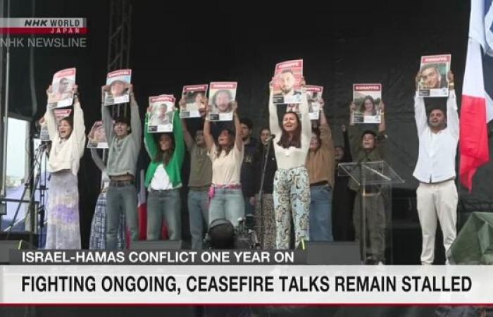 In France, Jewish residents demand the release of hostages held by Hamas