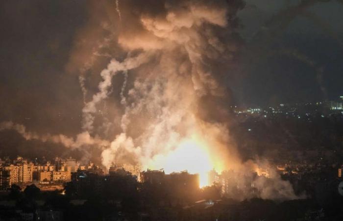 twelve dead in Israeli strikes on villages above Beirut sheltering displaced people