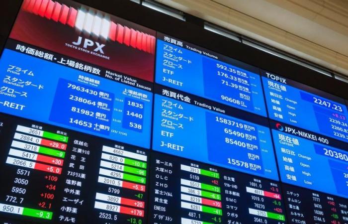 The Tokyo and Hong Kong stock markets up sharply in the morning