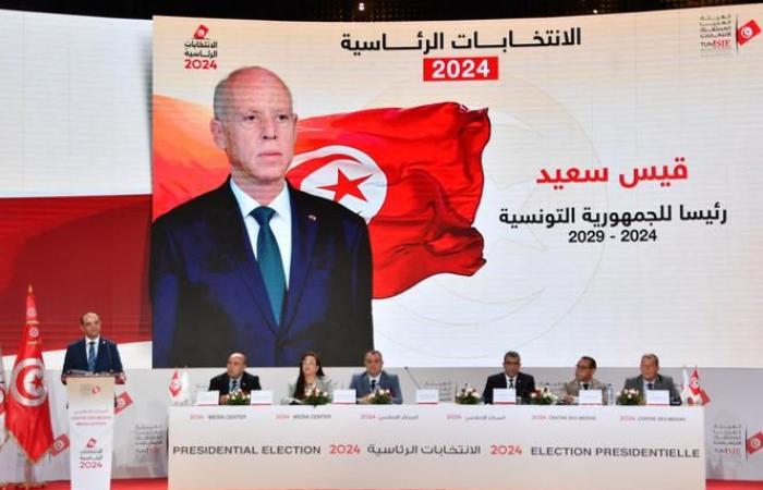 In Tunisia, President Kaïs Saïed re-elected with 90.7% of the votes