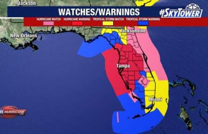 Hurricane Milton tracker: Storm remains Cat. 5 as it approaches Florida’s Gulf coast