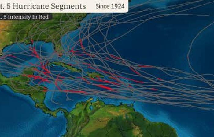 Hurricane Milton Joins Rare List Of Atlantic Basin Category 5 Storms