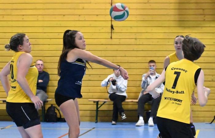 VOLLEY BALL: A great victory for the women of Le Creusot against Besançon