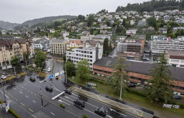 Fire brigade response to fire in Kriens LU